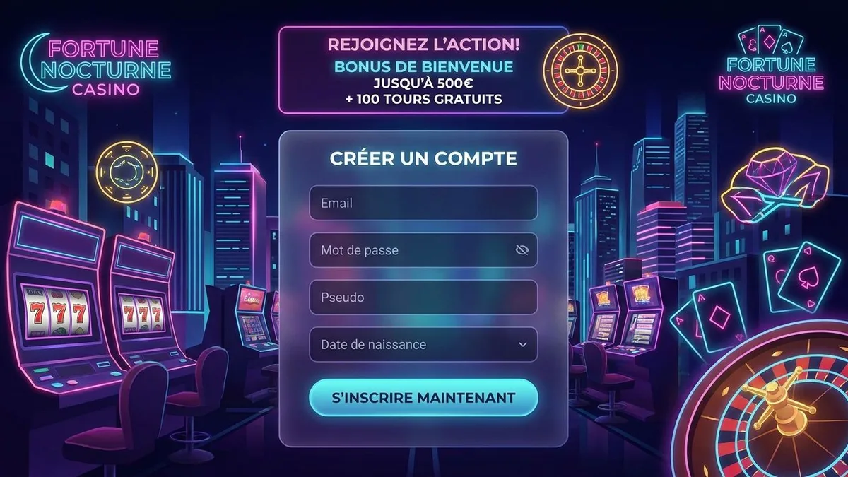 Inscription avec bonus